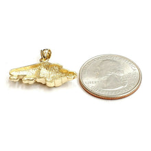 Load image into Gallery viewer, New 14k yellow Gold tanker truck trucking Pendant charm gift fine jewelry 3.3g