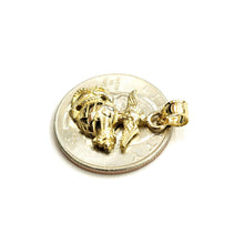 Load image into Gallery viewer, New 14k yellow gold Tiny US Marine Corps Emblem pendant Fine Jewelry Unisex 2.5g