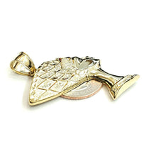 Load image into Gallery viewer, 10k yellow solid Gold Egyptian Nefertiti head queen Pendant fine jewelry 4.8g