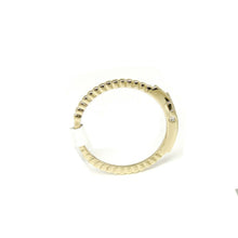 Load image into Gallery viewer, 14k yellow Gold 0.08ct diamond women cross ring jewelry gift for her 10mm Size 7