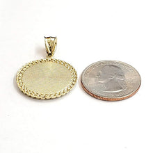 Load image into Gallery viewer, New 10k yellow gold round Egyptian ankh cross pendant charm religious 0.97" 3.8g