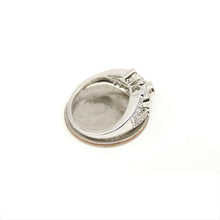 Load image into Gallery viewer, pre owned 0.40ct genuine diamond 14k White Gold Women Ring fine jewelry Size 7