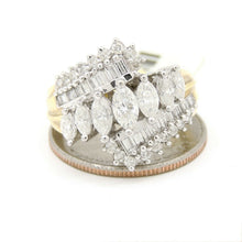 Load image into Gallery viewer, 2.00ct Genuine Diamond 14k yellow Gold Women anniversary wedding Ring Size 7
