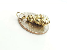 Load image into Gallery viewer, New 14k yellow gold 3D hollow buddha buda buddah pendant charm fine jewelry 1.6g