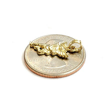Load image into Gallery viewer, New 10k yellow Gold full body angel diamond cut Pendant charm fine jewelry 1g