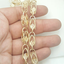 Load image into Gallery viewer, 14K yellow gold 8mm Turkish chain Necklace 28" fine gift jewelry unisex 71.8g