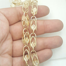 Load image into Gallery viewer, 14K yellow gold 8mm Turkish chain Necklace 28" fine gift jewelry unisex 71.8g