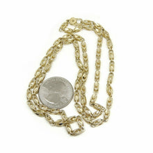 Load image into Gallery viewer, New 14K yellow gold 3.5mm Turkish chain 25.75" Necklace fine gift jewelry 25.3g