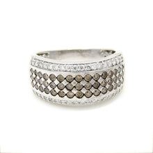 Load image into Gallery viewer, Pre owned 1ct Genuine diamond 14k White Gold Women anniversary band Size 7.25