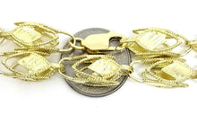 Load image into Gallery viewer, New 10K real yellow gold 9mm Turkish chain Necklace gift fine jewelry 40" 99.4g