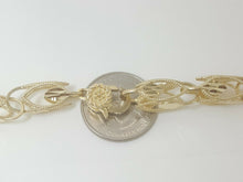 Load image into Gallery viewer, 14K yellow gold 8mm Turkish chain Necklace 28" fine gift jewelry unisex 71.8g