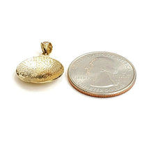 Load image into Gallery viewer, New 14k yellow Gold Soccer ball Pendant charm sport game fine jewelry gift 1.7g