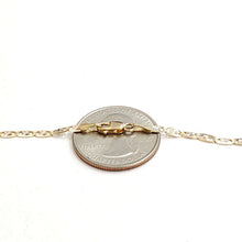 Load image into Gallery viewer, 14K tri color Gold Valentino Chain Necklace fine jewelry unisex 2.5mm 22" 4.8g