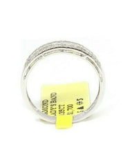 Load image into Gallery viewer, 0.35ct genuine diamond 14k White Gold Women wedding Ring band jewelry Size 7