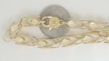 Load image into Gallery viewer, 14K yellow gold 7.25mm Turkish chain Necklace 26" fine gift jewelry unisex 53.5g