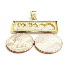 Load image into Gallery viewer, New 10k yellow gold last supper pendant charm fine gift religions jewelry 7.7g
