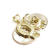 Load image into Gallery viewer, 10k yellow Gold OG original gangster word Pendant diamond cut fine jewelry 5.3g