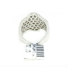 Load image into Gallery viewer, New 1ct Genuine diamond 14k White Gold Women anniversary wide band Ring Size 7