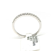 Load image into Gallery viewer, New 0.18ct genuine diamond 14k White Gold Women wedding band Ring jewelry Size 7