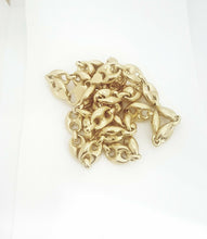 Load image into Gallery viewer, New 10K yellow gold 13mm hollow puff Gucci link chain jewelry gift 28" 46.6g