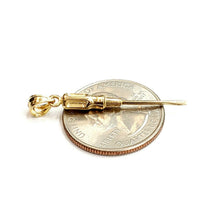 Load image into Gallery viewer, 14k Yellow Gold 3D screwdriver Pendant charm construction tool fine jewelry 1.5g