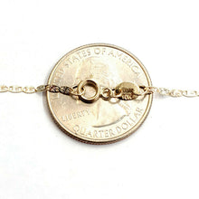 Load image into Gallery viewer, 10K 3 color gold 1.6mm thin valentino chain Necklace fine gift jewelry 1.4g 16"