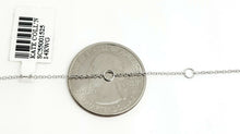 Load image into Gallery viewer, 14k white Gold 0.09Ct Diamond star necklace gift for her 18" adjustable chain