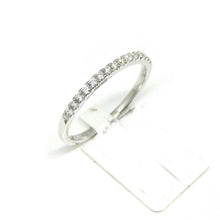 Load image into Gallery viewer, New 0.18ct genuine diamond 14k White Gold Women wedding band Ring jewelry Size 7