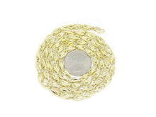 Load image into Gallery viewer, 10K real yellow gold 5.5mm Turkish chain Necklace fine gift jewelry 28" 38.6g