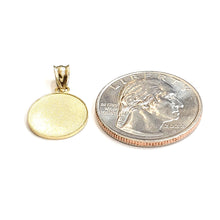 Load image into Gallery viewer, New 10k yellow Gold tiny baseball #1 player Pendant charm sport jewelry 1.1g