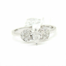 Load image into Gallery viewer, 0.51Ct Natural Diamond 14k White Gold women Wedding Engagement Ring Size 7.25