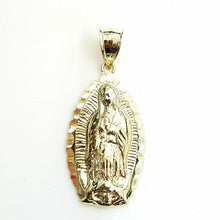 Load image into Gallery viewer, 10k gold virgin Mary Guadalupe pendant charm gift fine religious jewelry 2.8g