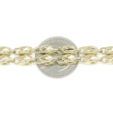 Load image into Gallery viewer, New 14K yellow gold 4.5mm Turkish chain Necklace fine gift jewelry 24" 30.9g