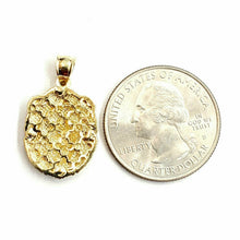 Load image into Gallery viewer, 14k yellow solid Gold lion leo head face Pendant charm fine gift jewelry 2.4g