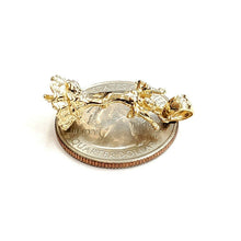 Load image into Gallery viewer, 14k yellow Gold Solid 3D Flamenco dancer Pendant charm gift fine jewelry 3g