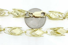 Load image into Gallery viewer, New 10K real yellow gold 9mm Turkish chain Necklace gift fine jewelry 40" 99.4g