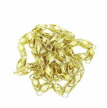 Load image into Gallery viewer, New 10K real yellow gold 9mm Turkish chain Necklace gift fine jewelry 40" 99.4g