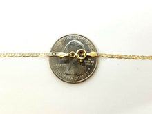 Load image into Gallery viewer, 10K tri color gold 2mm Valentino chain Necklace jewelry gift for her 16" 1.9g