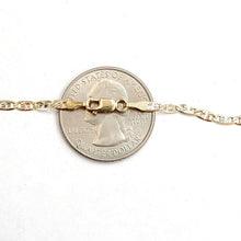 Load image into Gallery viewer, 14K tri color Gold Valentino Chain Necklace fine jewelry unisex 2.5mm 22" 4.8g