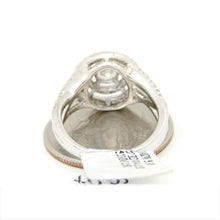 Load image into Gallery viewer, 0.83Ct Natural Diamond In 14k White Gold Wedding Engagement women Ring Size 6.5