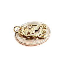 Load image into Gallery viewer, 14k yellow Gold Capricorn zodiac sign astrology Pendant charm fine jewelry 1.2g