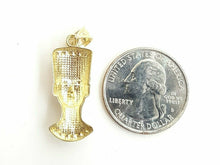 Load image into Gallery viewer, New 10k yellow Gold Egyptian Nefertiti Queen Cleopatra head Pendant jewelry 2.1g