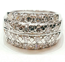 Load image into Gallery viewer, 1.00Ct genuine diamond platinum Women's anniversary wedding Ring gift Size 6.25