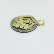 Load image into Gallery viewer, New 10k yellow Gold women love Pendant charm gift fine jewelry diamond cut 1.7g