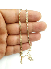 Load image into Gallery viewer, 14K Yellow Gold Valentino Chain Necklace fine gift jewelry unisex 2.5mm 24" 5.3g