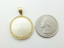 Load image into Gallery viewer, 10k two-tone gold marijuana leaf pendant cubic Zirconia jewelry 0.97" 4.5g
