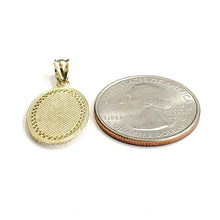 Load image into Gallery viewer, 10k gold oval virgin Mary Guadalupe pendant charm fine religious jewelry 1.7g