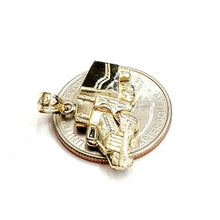 Load image into Gallery viewer, New 14k yellow Gold truck car trucking Pendant charm gift fine jewelry 3.3g