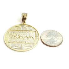 Load image into Gallery viewer, New 10k yellow gold last supper pendant charm fine gift religions jewelry 8.8g