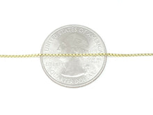 Load image into Gallery viewer, New 14K Yellow Gold 0.95mm Square Box Chain Necklace fine gift jewelry 2.9g 20"